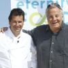Massimo Gargia lors du lancement du concept culinaire Eternity Food, par le grand Chef Christophe Leroy et son assocé Didier Audebert. 18 mai 2011