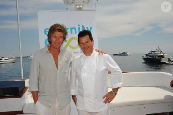 Philippe Caroit lors du lancement du concept culinaire Eternity Food, par le grand Chef Christophe Leroy et son assocé Didier Audebert. 18 mai 2011