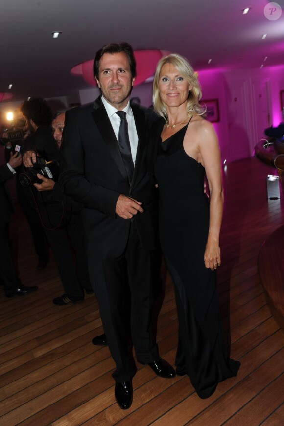 Christophe Lambert et Marie Sara à la soirée Elle et Dior, le 20 mai 2011 à l'Eden Roc