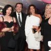 Christophe Lambert, Madame Toledano et Marie Sara à la soirée Dior Elle le 20 mai 2011 à l'Eden Roc