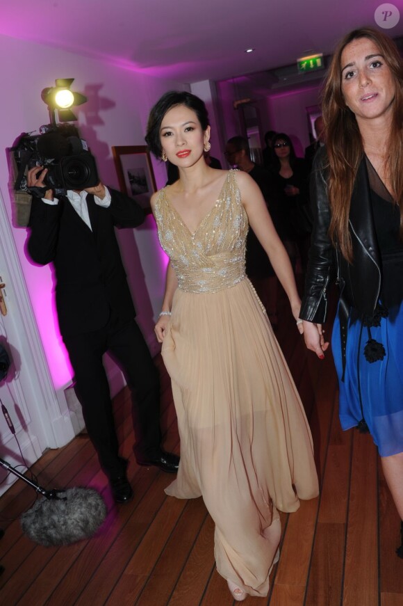 Zhang Ziyi à la soirée Elle et Dior, le 20 mai 2011 à l'Eden Roc