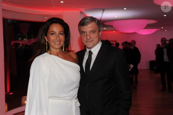 Sidney Toledano et sa femme à la soirée Elle et Dior le 20 mai 2011 à L'Eden Roc
