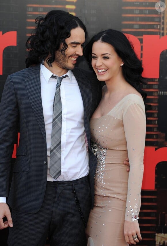 Katy Perry et Russell Brand, à Londres, en avril 2011.