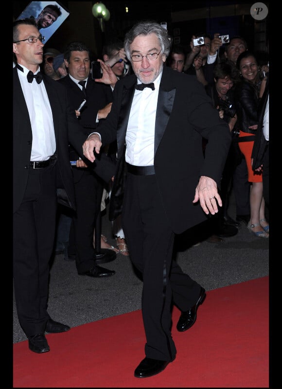 Robert de Niro après la cérémonie de clôture du festival de Cannes et la remise des prix le 22 mai 2011
