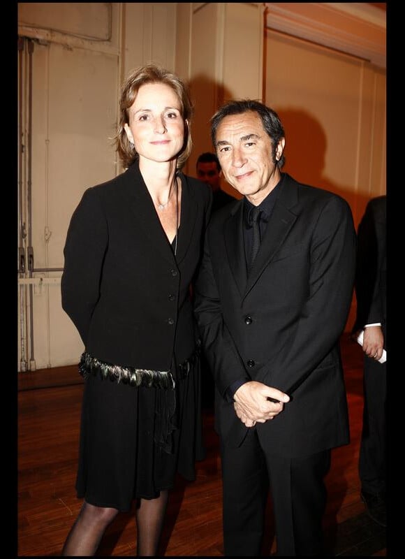 Marie-Laure de Villepin aux côtés de Richard Berry lors de la soirée Enfance Majuscule en février 2007 à Paris