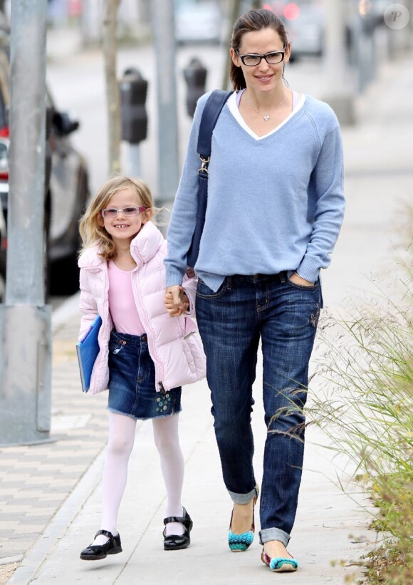 Jennifer Garner avec son aînée, Violet. Los Angeles, 18 ami 2011