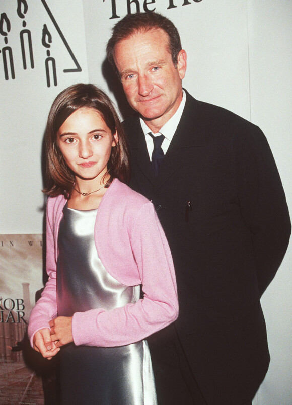 Zelda Williams et son père Robin Williams en 2000