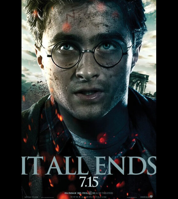 Affiche de Harry Potter et les Reliques de la mort - partie II (Daniel Radcliffe/Harry)