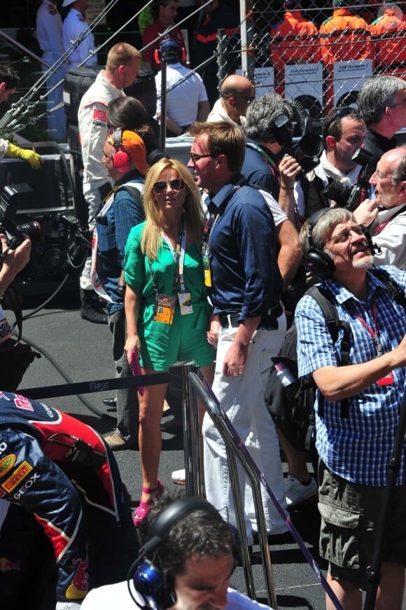 Geri Halliwell et Henry Beckwith au Grand Prix de Monaco, le 29 mai 2011.