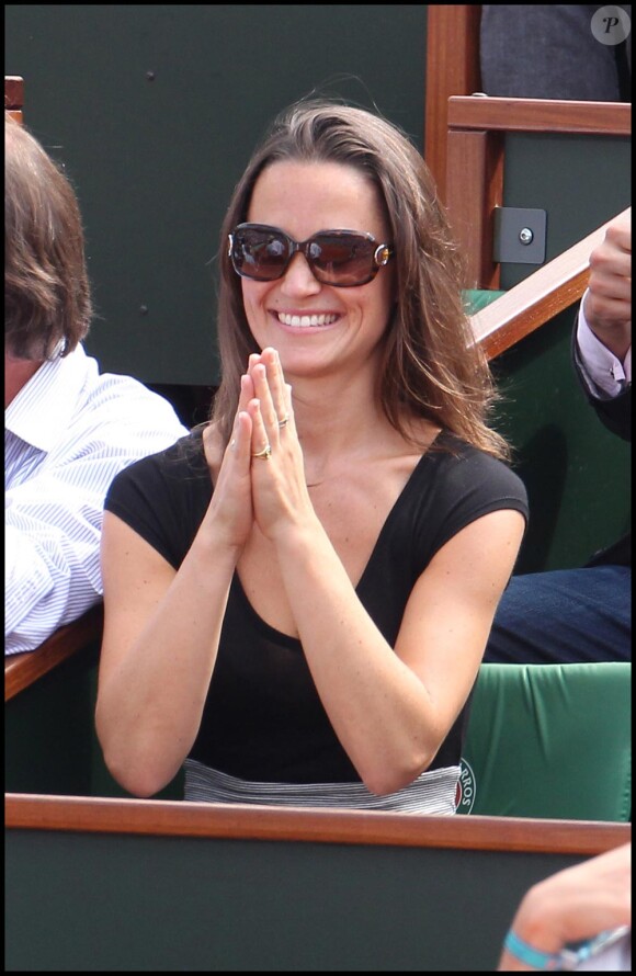 Pippa Middleton, soeur de la princesse Kate, à Roland-Garros, le 30 mai 2011.