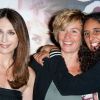 Elsa Zylberstein, Cécile de France et Roxane Depardieu à l'occasion de l'avant-première d'Un Baiser Papillon, à l'UGC Ciné-Cité de Bercy, à Paris, le 30 mai 2011.
