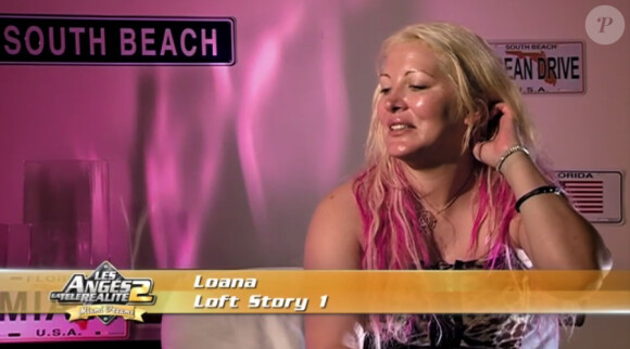 Loana dans les Anges de la télé réalité Miami Dreams le mardi 31 mai 2011 sur  NRJ 12.