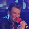 Johnny Hallyday en pleine forme lundi soir, 30 mai pendant son concert privé à RTL diffusé le 11 juin 2011
