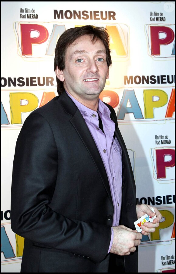 Pierre Palmade à l'occasion de l'avant-première de Monsieur Papa, à Paris, le 31 mai 2011.