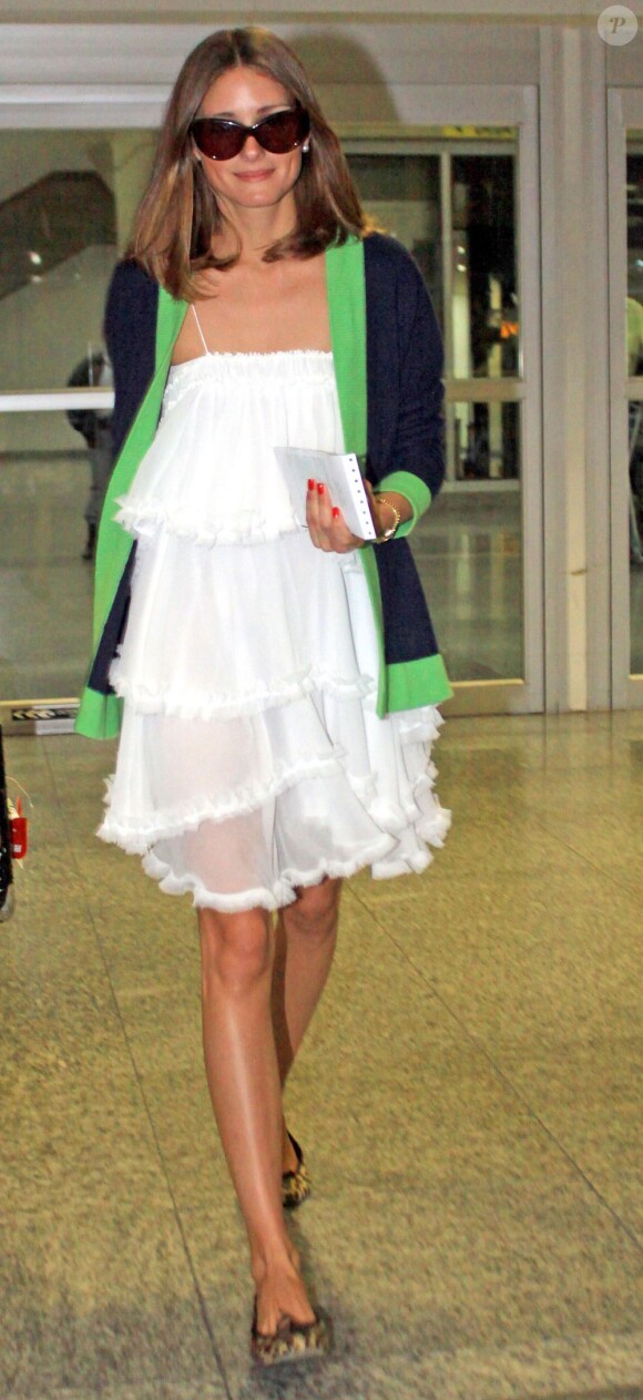 Olivia Palermo est une ravissante fashionista qui fait un zéro faute avec cette robe volante ! Rio de Janeiro, 2 juin 2011