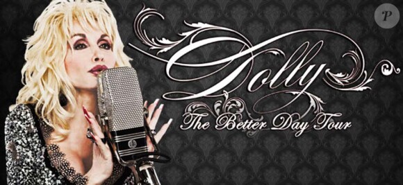 Dolly Parton embarque pour "The Better Day World Tour" le 17 juillet 2011.