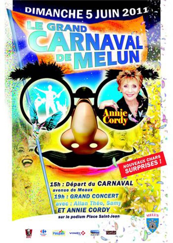 Le Grand carnaval de Melun, avec Annie Cordy, le 5 juin 2011.