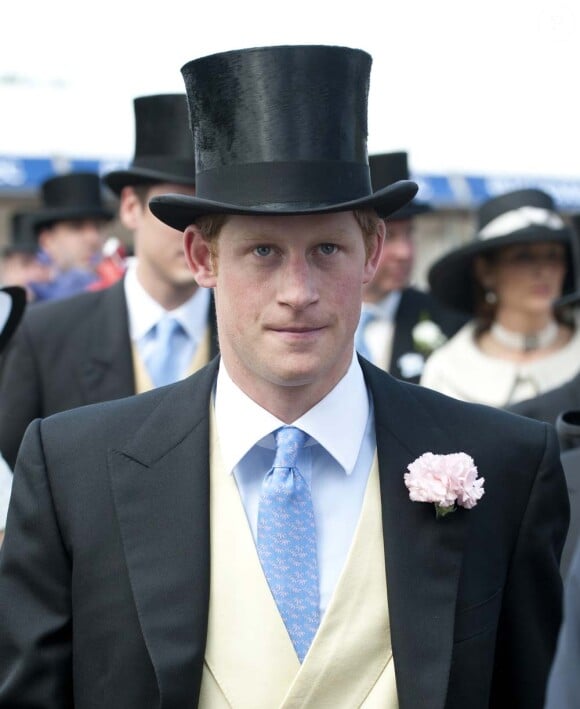 Le prince Harry au Derby d'Epsom, le 4 juin 2011.