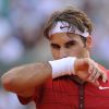 Roger Federer a perdu contre Rafael Nadal lors de la finale de Roland Garros, le 5 juin 2011. Ici en demi-finale contre Novak Djokovic, le 3 juin 2011