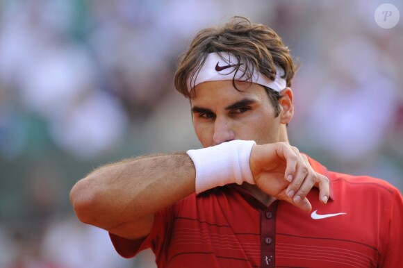 Roger Federer a perdu contre Rafael Nadal lors de la finale de Roland Garros, le 5 juin 2011. Ici en demi-finale contre Novak Djokovic, le 3 juin 2011