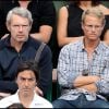 Lambert Wilson et Arnaud Lemaire lors de la finale de Roland-Garros, le 5 juin 2011.
