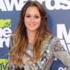 Bravo à Leighton Meester qui a choisi une robe réflechissante Balmain pour les MTV Movie Awards