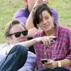 Lily Allen et son boyfriend Sam Cooper, à Herefordshire, en Angleterre, en août 2010.