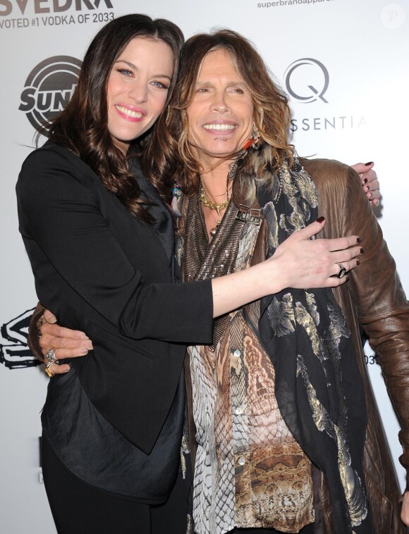 Steven Tyler et sa fille Liv le 21 mars 2011