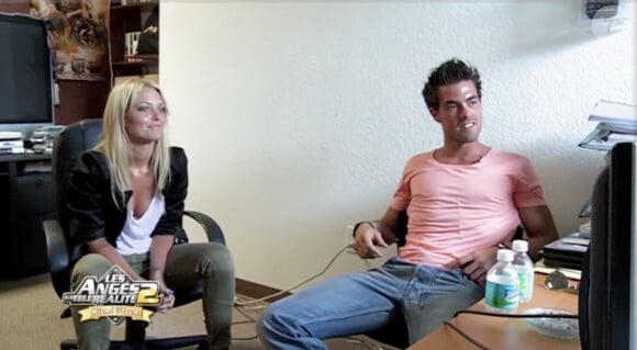 Jonathan et Caroline dans les anges de la télé réalité : Miami Dreams, le mercredi 8 juin 2011 sur NRJ 12.