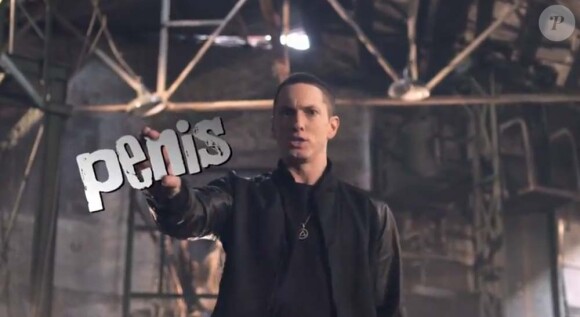 Images extraites du clip Fast Lane de Bad Meets Evil, duo formé par Royce Da 5'9" et Eminem, juin 2011.