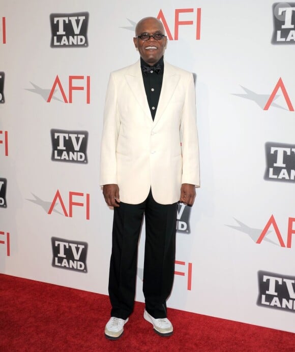 Samuel L. Jackson à l'occasion du Lifetime Achievement Award en hommage à Morgan Freeman, dans le cadre du 39e AFI, aux studios de Sony Pictures, à Los Angeles, le 9 juin 2011.