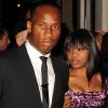 Après s'être unis religieusement quelques années auparavant, Didier Drogba et sa compagne Lalla Diakité, déjà parents de trois enfants, se sont mariés le week-end du 11 juin 2011 à Monaco. Photo : en septembre 2010, lors de la Fashion Week londonienne.