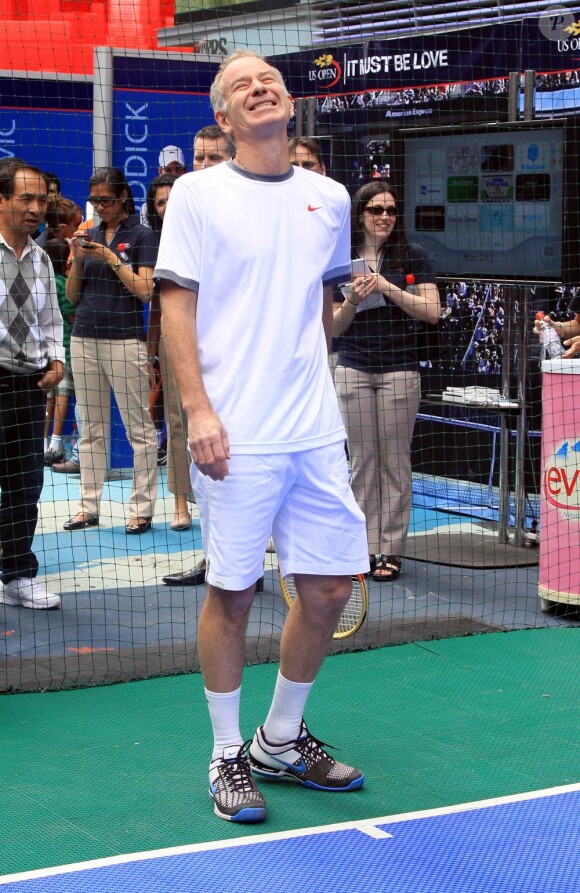 Le 13 juin 2011, à Times Square (New York), John McEnroe était l'attraction phare de la mise en vente des places pour l'US Open 2011 (fin août-début septembre).