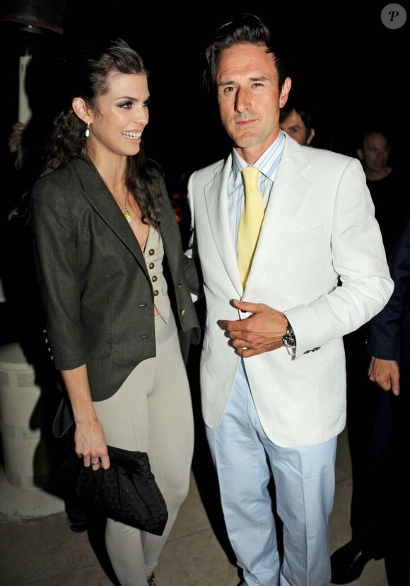 AnnaLynne McCord et David Arquette à la soirée organisée par le créateur Joseph Abboud à Miami, le 16 juin 2011.