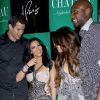 Kim Kardashian et son fiancé Kris Humphries, Khloé Kardashian et son mari Lamar Odom à Las Vegas pour l'anniversaire de Khloé Kardashian le 17 juin 2011