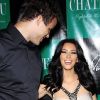 Kim Kardashian et son fiancé Kris Humphries à Las Vegas pour l'anniversaire de Khloé Kardashian le 17 juin 2011