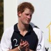 Le prince Harry lors d'un match de polo caritatif, le dimanche 19 juin 2011.