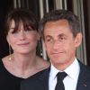 Nicolas Sarkozy et son épouse Carla à la fin du mois de mai 2011.