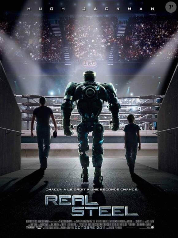 L'affiche de Real Steel, en salles le 19 octobre 2011.