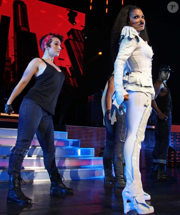 Janet Jackson à l'Olympia, à Paris, le 26 juin 2011.