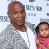 Mike Tyson et sa fille Milan, en août 2010.