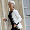 Christine Lagarde est une femme politique qui affirme sa féminité au quotidien. Paris, 2011