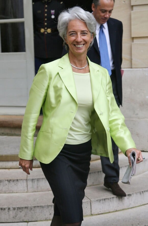 Christine Lagarde représente la classe à la française outre-Atlantique. Paris, 12 juillet 2007
