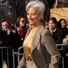 Christine Lagarde tente d'adapter ses looks à sa grande taille : elle mesure 1, 80 mètres et chausse du 42. 
