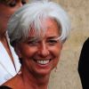 Pour son dernier conseil des ministres, Christine Lagarde a encore éblouit avec une robe voilée noire. Paris, 29 juin 2011