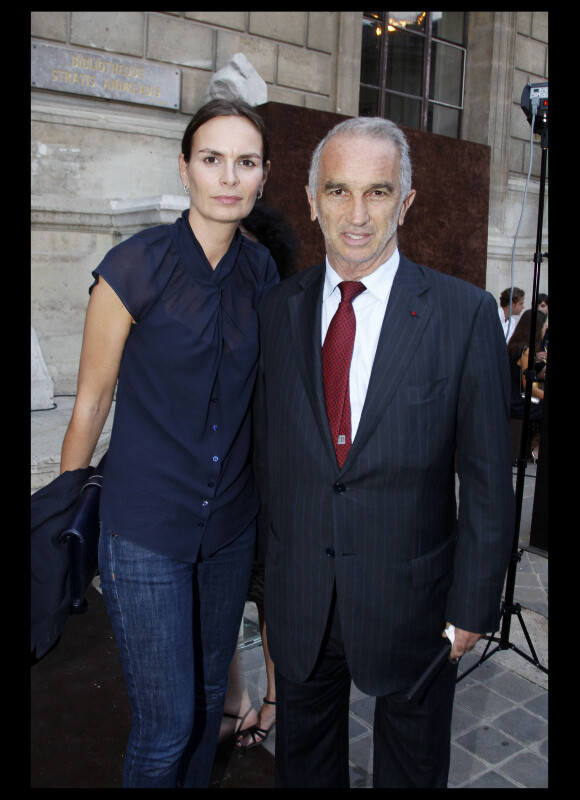 Alain Terzian et son épouse lors de la soirée organisée par Jaeger-LeCoultre pour fêter les 80 ans de sa célèbre montre Reverso. Paris, 28 juin 2011