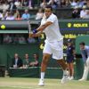 Jo-Wilfried Tsonga a triomphé le 29 juin 2011 de Roger Federer en quart de finale à Wimbledon, dont il atteint pour la première fois la demi-finale.