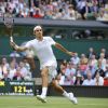 Jo-Wilfried Tsonga a triomphé le 29 juin 2011 de Roger Federer en quart de finale à Wimbledon, dont il atteint pour la première fois la demi-finale.