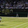 Jo-Wilfried Tsonga a triomphé le 29 juin 2011 de Roger Federer en quart de finale à Wimbledon, dont il atteint pour la première fois la demi-finale.