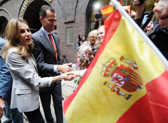 Letizia d'Espagne et Felipe à Hambourg, le 30 juin 2011